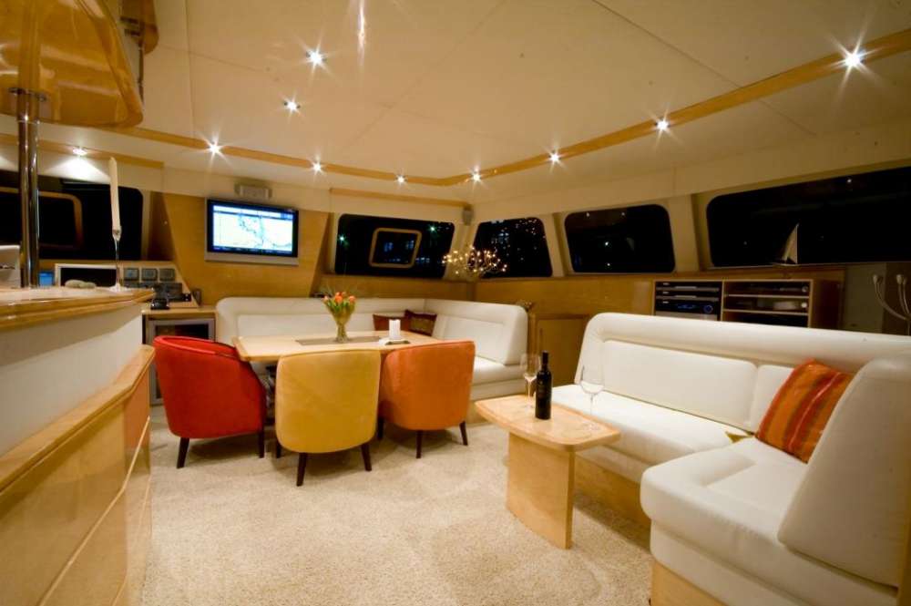 Used Sail Catamaran for Sale 2006 Sunreef 62 Layout & Accommodations